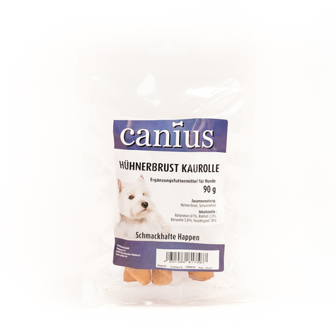 Canius Snacks, Cani. Chicken Breast Chewy Roll 90g
