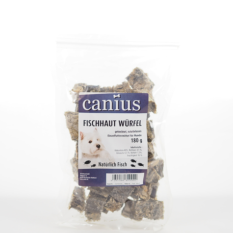 Canius Snacks, Canius Fish Skin Cubes 180 G