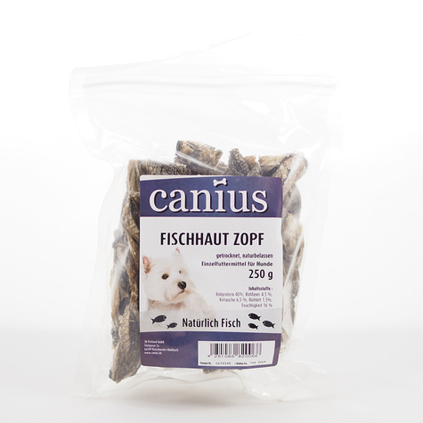 Canius Snacks, Canius Fish Skin Plait 250 G