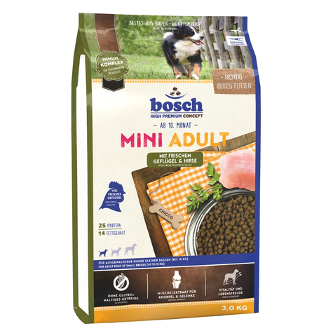 Bosch, Bosch Mini Poultry+Millet 3kg