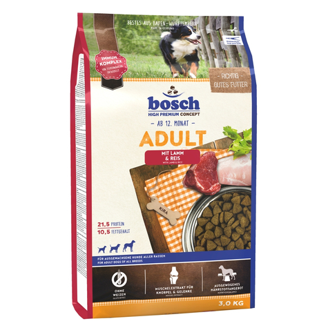 Bosch, Bosch Jagnięcina+Ryż 3kg