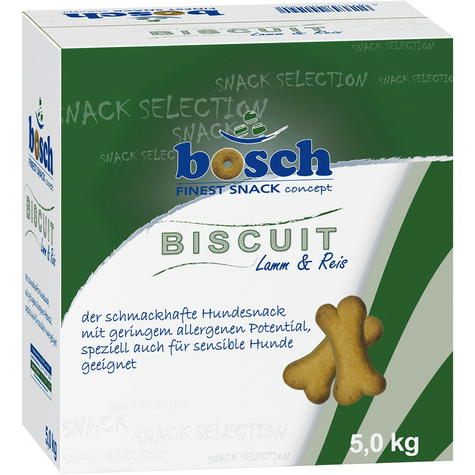 Bosch, Bosch Biscuit Ryż Jagnięcy 5 Kg