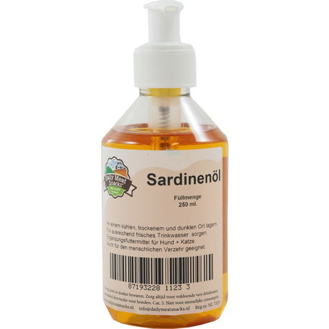 Dailymeat,Dailymeat Sardine Oil 250ml