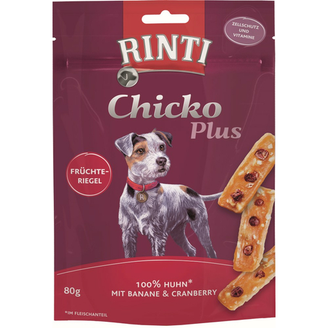 Finnern Rinti Snacks, Rinti Chicko+ Fruit Tiger. 80g