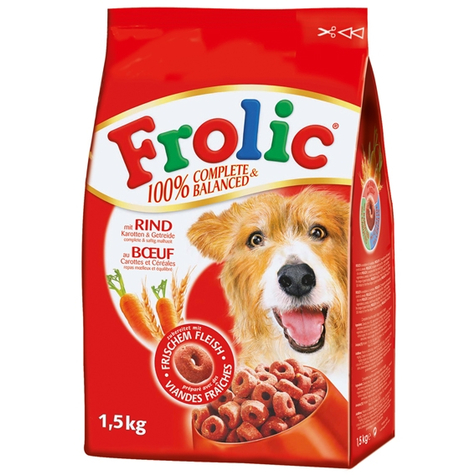 Frolic,Frolic Wołowina-Marchew-Getr1,5kg