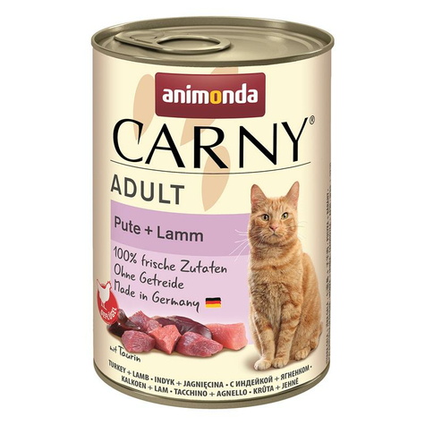 Animonda Cat Carny,Carny Adult Turkey+Lamb 400gd