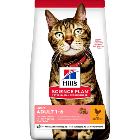 Hills, Hillscat Ad Light Chicken 3kg