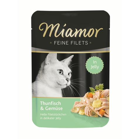 Finnern Miamor, Miamor Filet Z Tuńczyka Warzywa 100gp