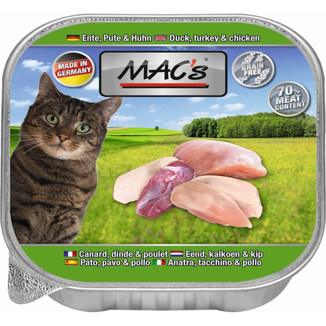 Mac's,Macs Cat Kaczka-Turek-Kurczak 85gs