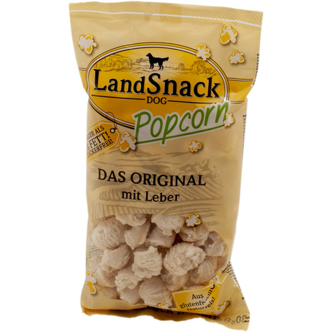Landfleisch Popcorn, Lasnack Popcorn Liver 30g