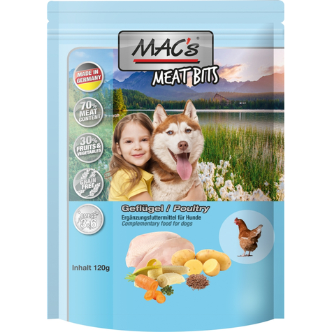 Mac's, Macs Meat Bits Poultry 120g