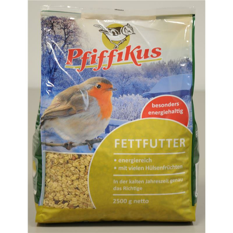 Pfiffikus Wild Bird Food, Pfiffikus Fat Food 2,5kg