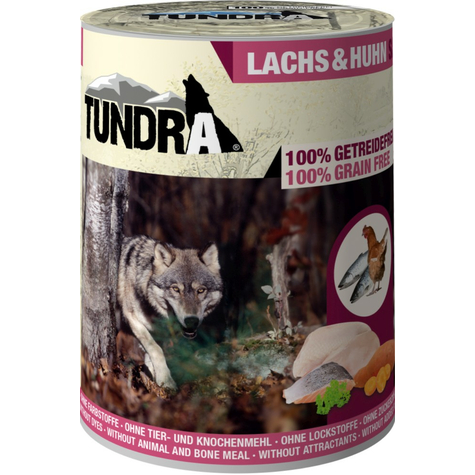 Tundra, Tundra Dog Łosoś+Kurczak 400gd