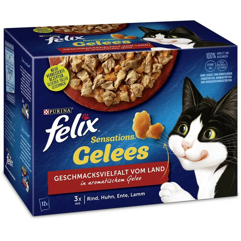 Nestle Cat, Fel Mp Sens.Jelly Land 12x85gp