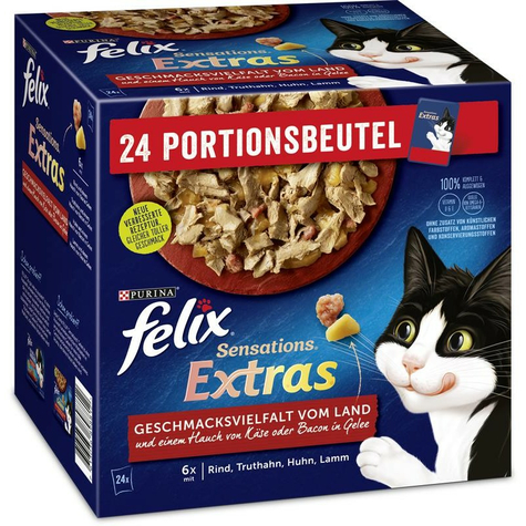 Nestle Cat, Fel Mp Sens.Extra Land 24x85gp