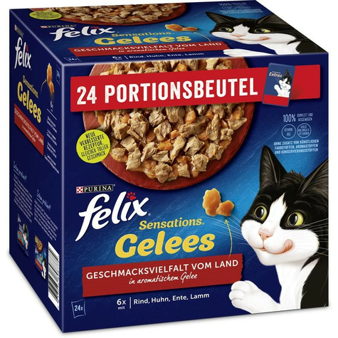 Nestle Cat, Fel Mp Sens.Jelly Land 24x85gp