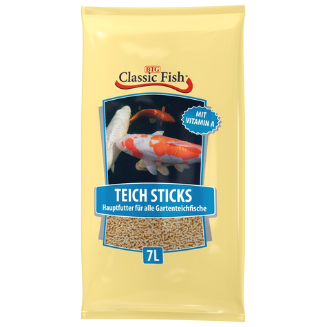 Classic Pond Fish, Classic Fish T.Sticks 7l Btl.