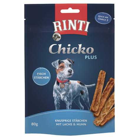 Finnern Rinti Snacks, Rin.Ex.Chicko Plus Fish St.80g