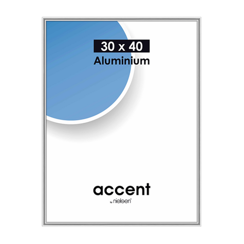 Nielsen Accent 30x40 Aluminium Srebrny 52423