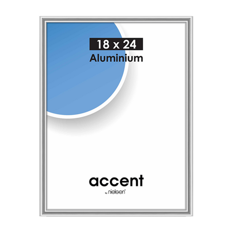Nielsen Accent 18x24 Aluminium Srebrny 53423