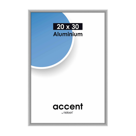 Nielsen Accent 20x30 Aluminium Srebrny Mat 53524