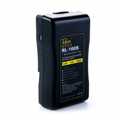 Bateria Rolux V-Mount Rl-160s 160wh 14.8v 11000mah