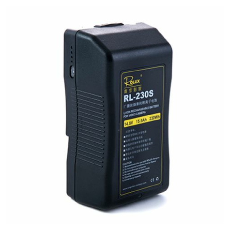 Bateria Rolux V-Mount Rl-230s 230wh 14.8v 15500mah