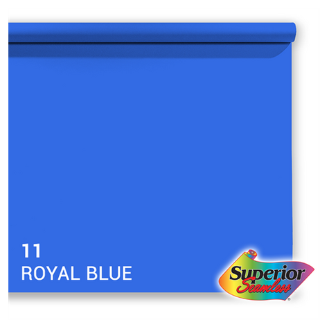 Superior Background Paper 11 Royal Blue Chroma Key 1,35 X 11m