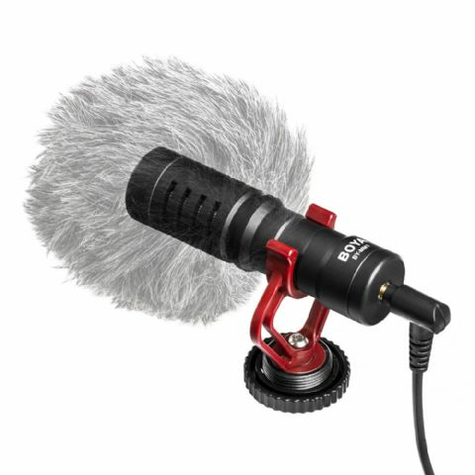 Boya Uniwersalny Kompaktowy Mikrofon Kierunkowy By-Mm1