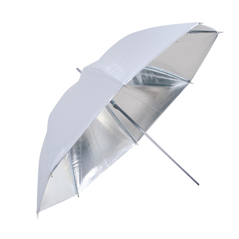 Falcon Eyes Reflex Umbrella Ur-48s Silver/White122 Cm