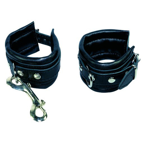 Kajdanki : Leather Cuffs