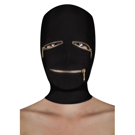 Maski : Extreme Zipper Mask With Eye And Mouth Zipper