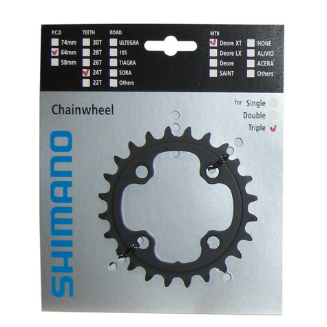 Kettenblatt Shimano 24 Z. Lk 4x64mm     