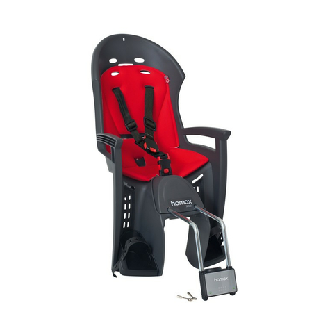 Child Seat Hamax Smiley Gray/Red