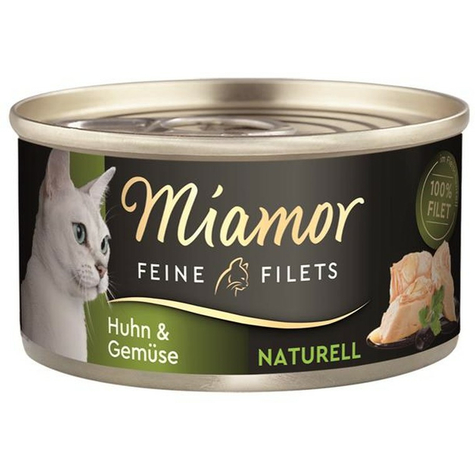 Miamor Fine Filets Natural Chicken & Vegetables 80g