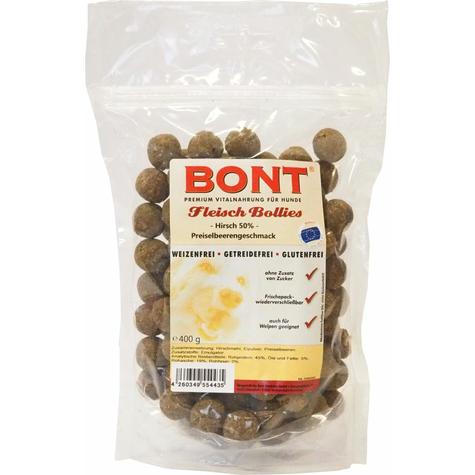 Bont Meat Bollies Deer And Cranberry 400g
