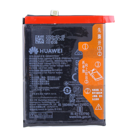 Huawei Hb525777eew 3800mah P40 Bateria Litowo-Jonowa