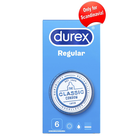 Durex Regular 6 Prezerwatyw