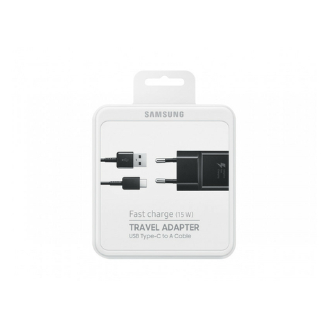 Adapter Szybkiego Ładowania Samsung 15w 1x Usb, Czarny