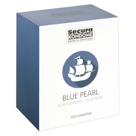 Prezerwatywy Secura Blue Pearl - 100 Sztuk