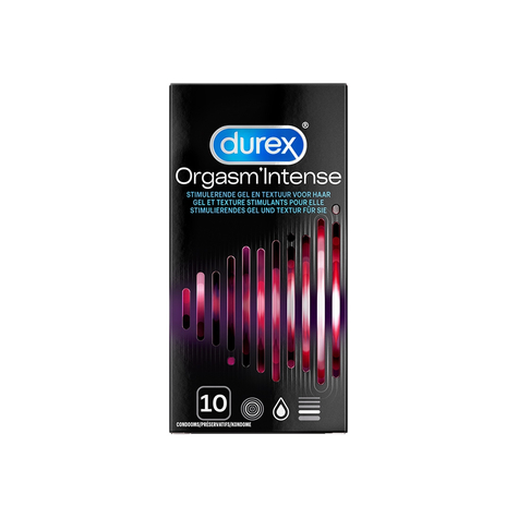 Condoms : Durex Orgasm Intense Condoms 10 Condoms