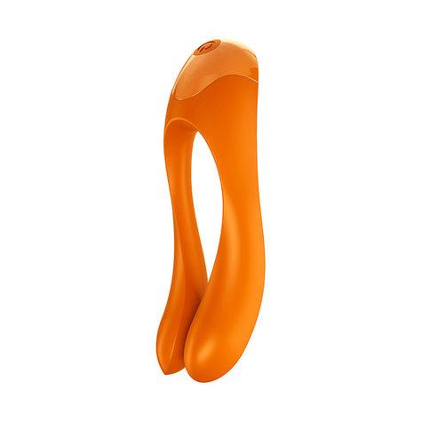 Wibrator Napalcowy Satisfyer Candy Cane – Pomarańczowy