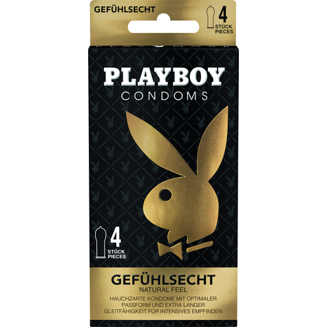 Kondomy Playboy Real Feel 4er