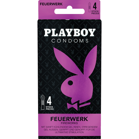 Prezerwatywy Playboy Fajerwerki 4some