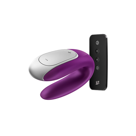 Satisfy Double Fun Violet With Remote Control