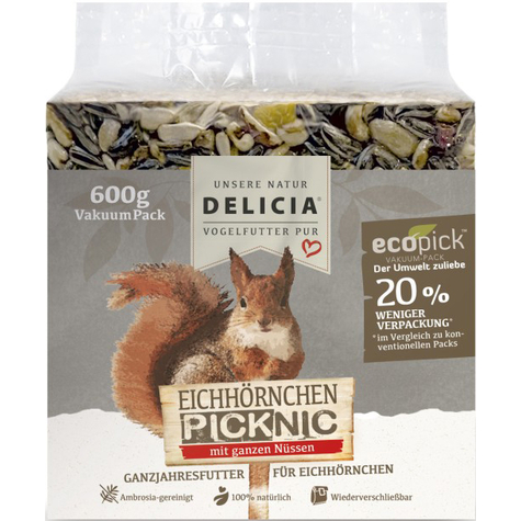 Delicia Squirrel Picnic - Vacuum Packs 0,6kg