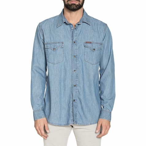 Bekleidung & Hemden & Herren & Carrera Jeans & 205-1005a_500 & Blau