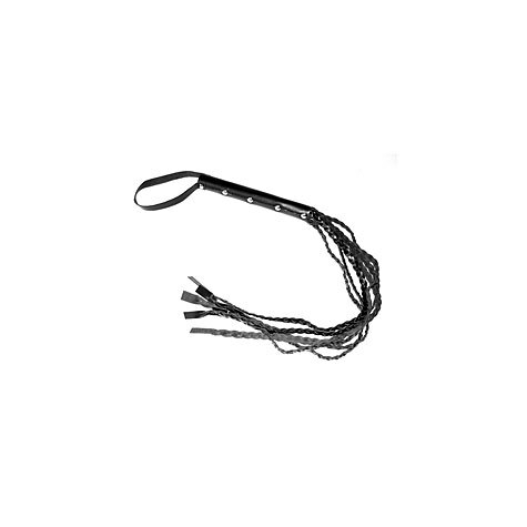 Whip : Leather Whip 25.5 Inches