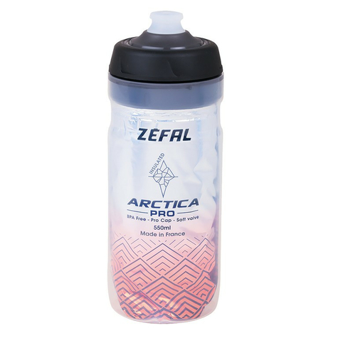 Trinkflasche Zefal Arctica Pro 55       550ml, Silver-Red                       