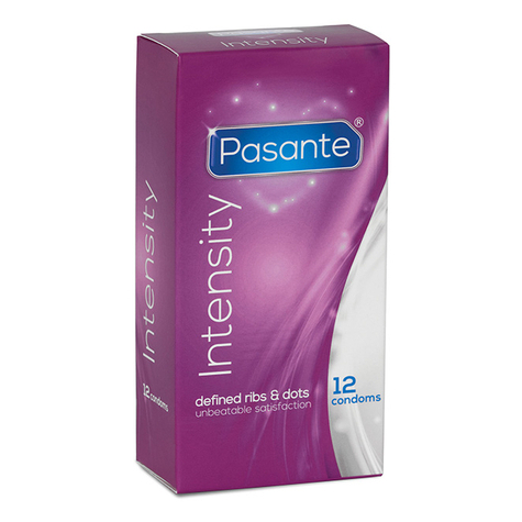 Condoms Stimulants Avec Nervures : Pasante Intensity Condoms 12 Pack